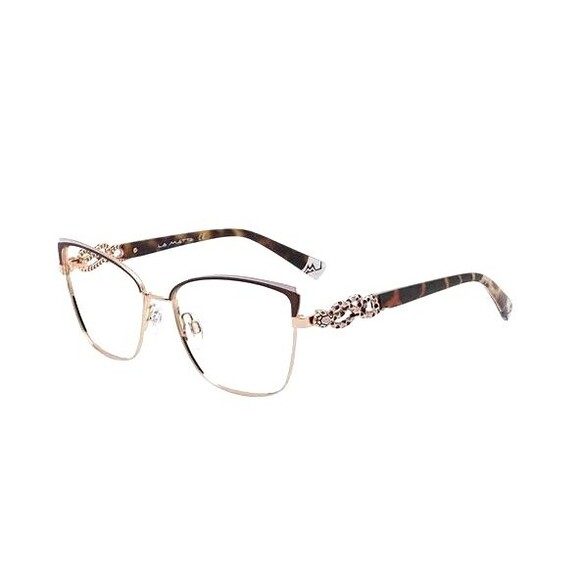 NEW LA MATTA LM3275 Eyeglass Frames COL. 02 NWT Rare 53-16 Case included Snake - Picture 1 of 10